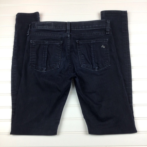 rag & bone dark blue legging jeans - Picture 4 of 9